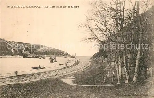 AK / Ansichtskarte Cesson_Saint_Brieuc Le Chemin de Halage 