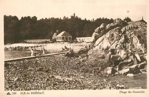 AK / Ansichtskarte Ile de Brehat Plage du Guersido Ile de Brehat