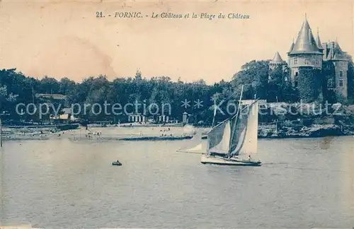 AK / Ansichtskarte Pornic Le Chateau et la Plage du Chateau Pornic