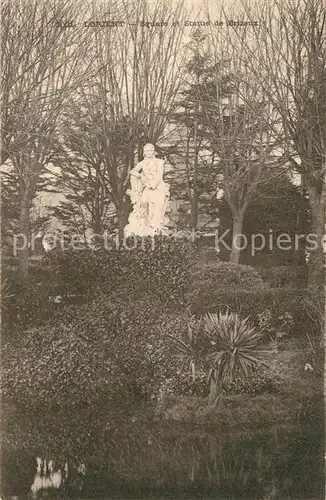 AK / Ansichtskarte Lorient_Morbihan_Bretagne Square et Statue de Brizeux Lorient_Morbihan_Bretagne