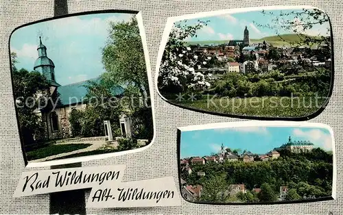 AK / Ansichtskarte Bad_Wildungen Kirche Panorama Alt Wildungen Bad_Wildungen