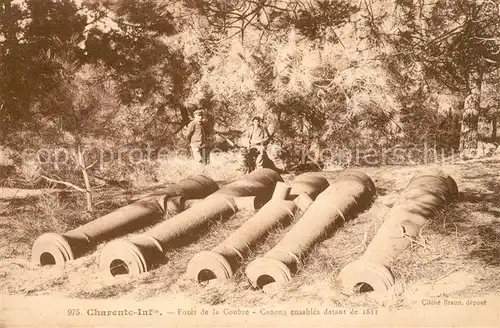 AK / Ansichtskarte Charente_Departement Foret de la Coubre Canonsensables datant de 1811 