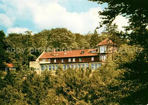 AK / Ansichtskarte Bockenem Jaegerhaus im Hainberg mit Hubertuskapelle Bockenem