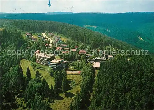 AK / Ansichtskarte Wildbad_Schwarzwald Sommerberghotel Fliegeraufnahme Wildbad_Schwarzwald