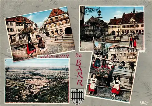 AK / Ansichtskarte Barr_Bas Rhin Altstadt Trachten Panorama Barr Bas Rhin