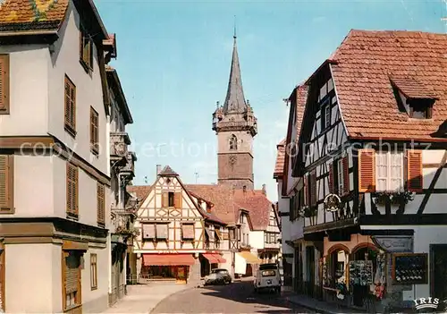 AK / Ansichtskarte Obernai_Bas_Rhin Rue Sainte Odile et le Kapellturm Obernai_Bas_Rhin