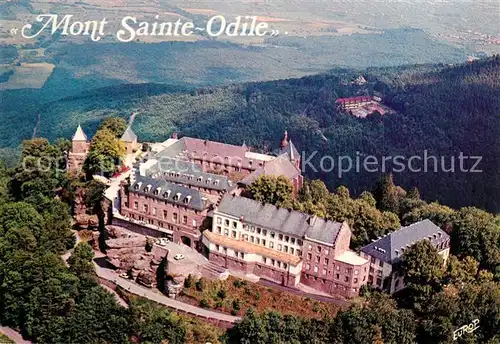 AK / Ansichtskarte Mont Sainte Odile_Mont Ste Odile Monastere vue aerienne Mont Sainte Odile