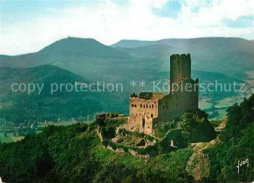AK / Ansichtskarte Scherwiller Chateau de Ortenberg Val de Ville vue aerienne Scherwiller