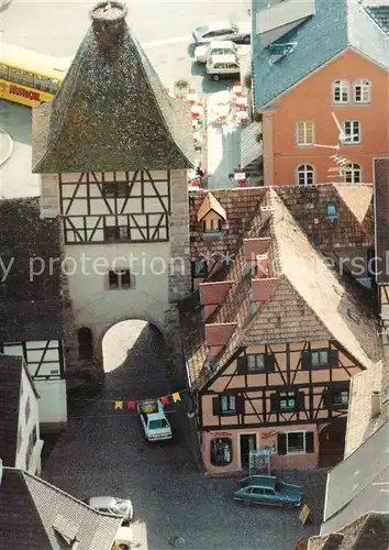 AK / Ansichtskarte Turckheim_Haut_Rhin Restaurant Le Veilleur Turckheim_Haut_Rhin