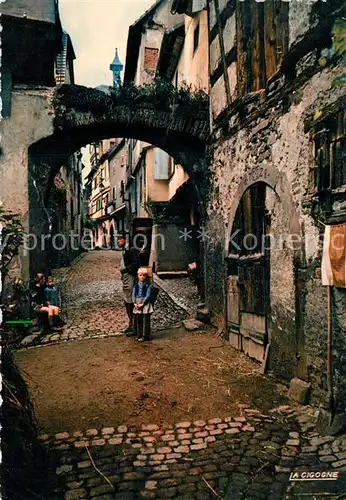 AK / Ansichtskarte Riquewihr_Haut_Rhin Rue des Juifs Riquewihr_Haut_Rhin