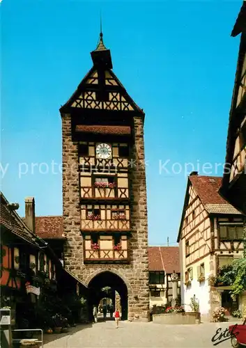AK / Ansichtskarte Riquewihr_Haut_Rhin Tour Le Dolder au Porte Haute XIIIe siecle Riquewihr_Haut_Rhin