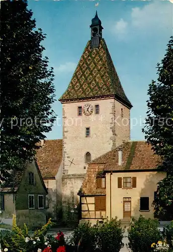 AK / Ansichtskarte Bergheim_Elsass La Porte Haute XIVe siecle Bergheim Elsass