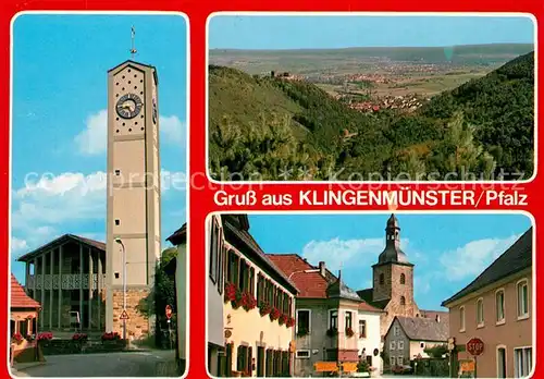 Klingenmuenster Kirche Panorama Ortspartie Klingenmuenster