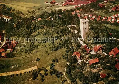 Kreiensen Burggaststaette Greene Fliegeraufnahme Kreiensen
