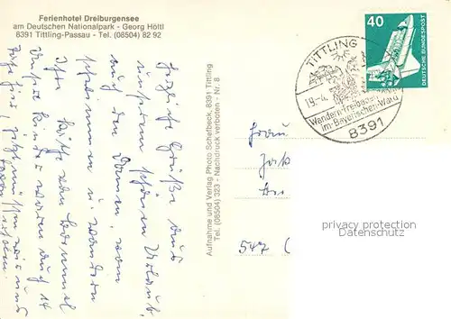 Tittling Ferienhotel Dreiburgensee Tittling