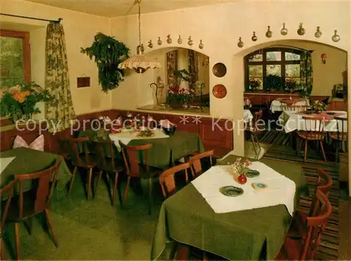 Rottach Egern Gasthof Pension Reitrain Gaststube Rottach Egern