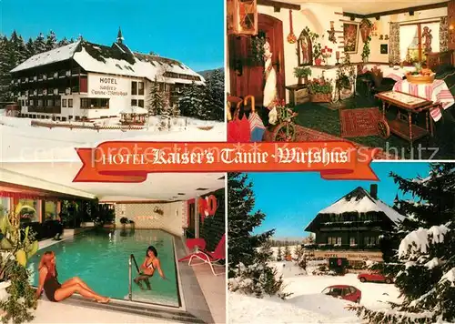 Breitnau Hotel Kaisers Tanne Wirtshaus Gaststube Hallenbad Breitnau