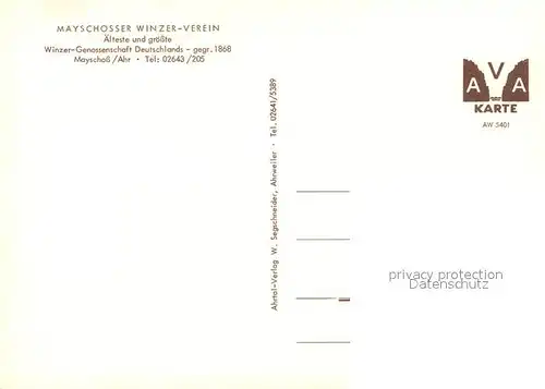 Mayschoss Mayschosser Winzerkeller Gaststube Mayschoss