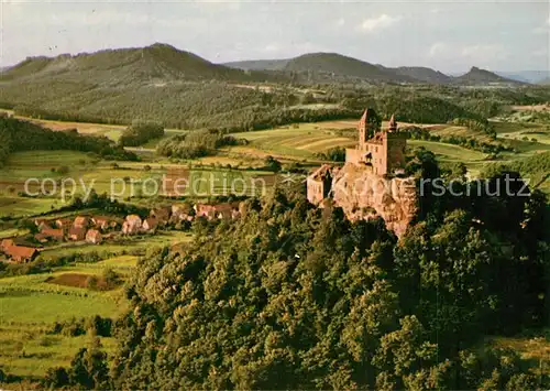 Bad_Bergzabern Ritterburg Berwartstein Fliegeraufnahme Bad_Bergzabern