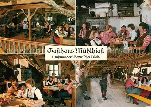 Tittling Gasthaus Muehlhiasl Museumsdorf Bayerischer Wald Tittling