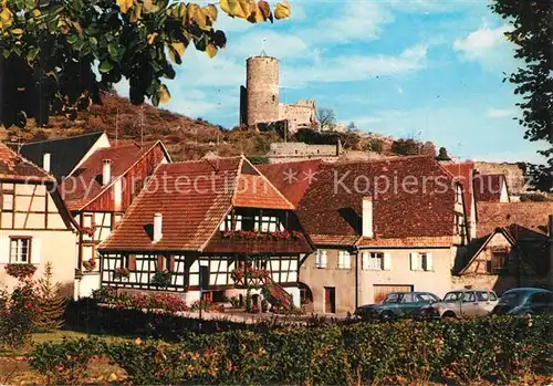 Kaysersberg_Haut_Rhin Vieilles maisons Chateau Kaysersberg_Haut_Rhin