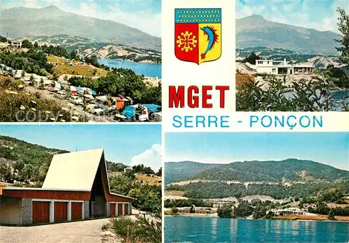 Chorges Centre de vacances M.G.E.T. Caravaning Restaurant Garage de bateaux vue generale Chorges