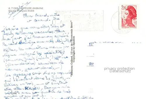 Joyeuse Square Francois Andre Joyeuse