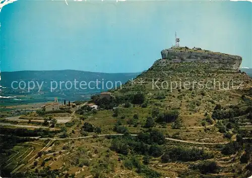 Sampzon Panorama Eglise et le Rocher Sampzon