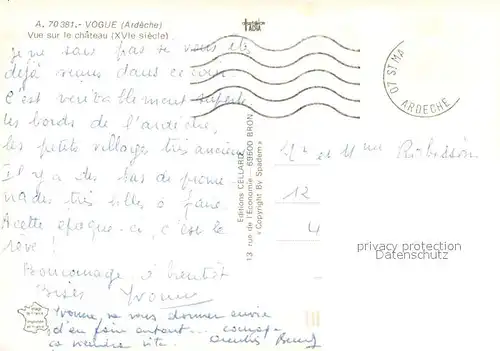 Vogue Vur sur le chateau XVIe siecle Vogue