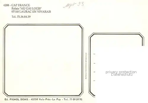 Laurac en Vivarais Relais Au Gai Logis Restaurant Laurac en Vivarais