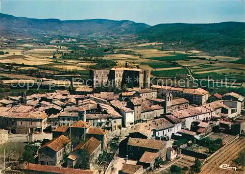 Alba la Romaine Chateau vue aerienne Alba la Romaine