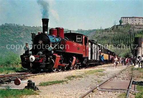 Tournon sur Rhone Chemin de fer du Vivarais Ligne Tournon a Lamastre Locomotive 404 Tournon sur Rhone