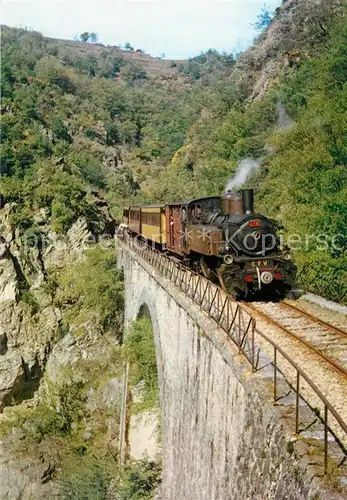 Tournon sur Rhone Chemin de fer du Vivarais Ligne Tournon a Lamastre Locomotive Tournon sur Rhone