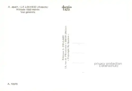 La_Louvesc Vue aerienne La_Louvesc