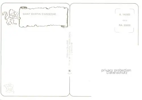 Saint Martin d_Ardeche La plage vue aerienne Saint Martin d Ardeche