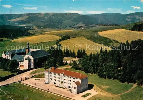 Notre_Dame_des_Neiges Hostellerie Eglise Abbatiale vue aerienne Notre_Dame_des_Neiges