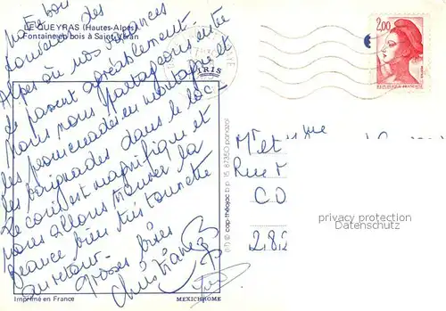 Queyras_La_Monta Fontaine bois a Saint Veran 