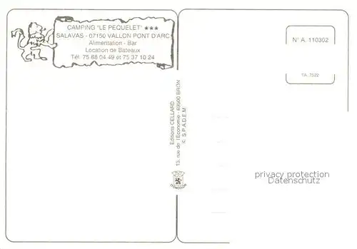 Vallon Pont d_Arc Camping Le Pequelet Alimentation Bar Location de Bateaux Vallon Pont d Arc