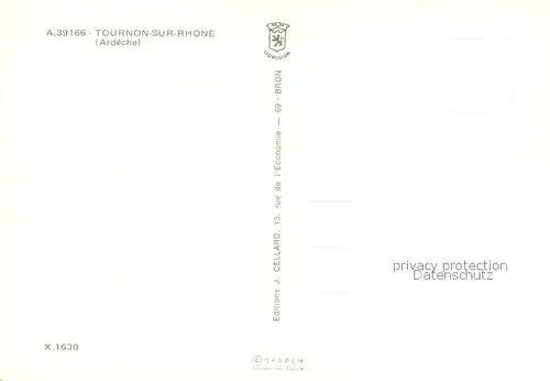 Tournon sur Rhone Quais du Rhone Camping vue panoramique Tournon sur Rhone