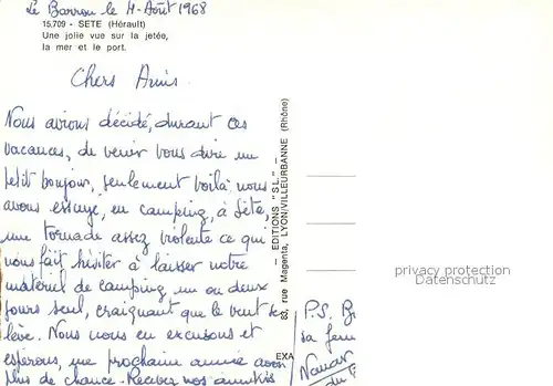 Sete_Cette Jolie vue sur la jetee la mer et le port 