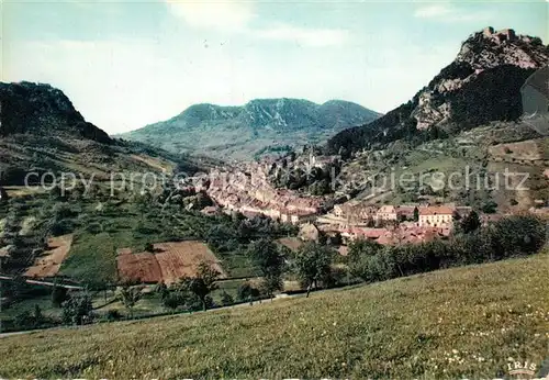 Salins les Bains Vue generale les forts et Mont Poupet Salins les Bains