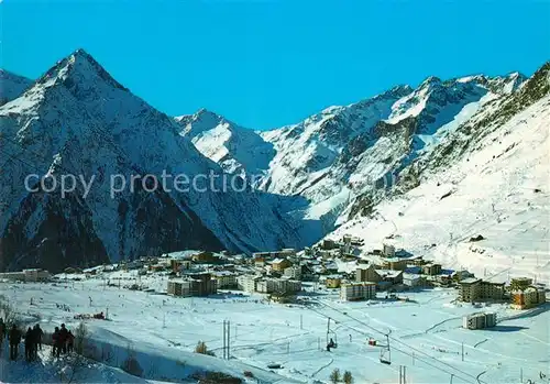 Les_Deux_Alpes Panorama Aiguille de Venosc et le Grand Rochail en hiver Les_Deux_Alpes