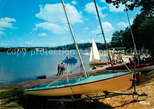 Ploermel Plage des Belles Rives Voiliers Ploermel