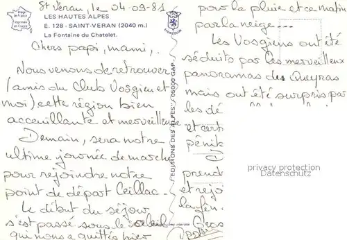 Saint Veran Fontaine du Chatelet Saint Veran