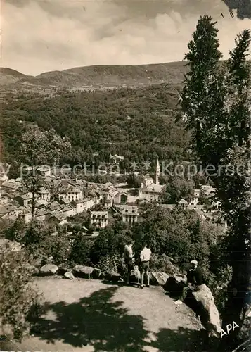 Ax les Thermes Vue sur la ville du Chemin de la Vierge Ax les Thermes