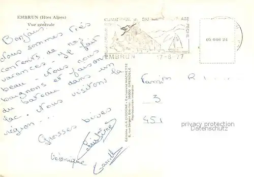 Embrun Vue generale Embrun