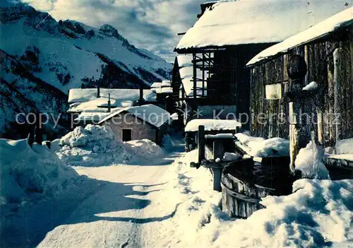 Saint Veran Village en hiver Saint Veran