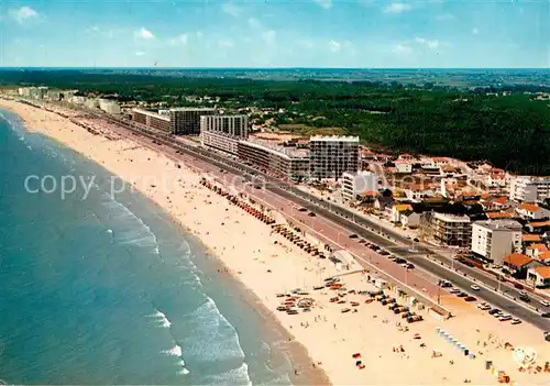 Saint_Jean_de_Monts Plage des Demoiselles et Esplanade de la Mer vue aerienne Saint_Jean_de_Monts