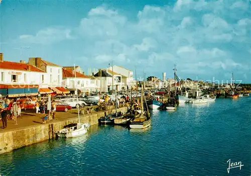 Saint Gilles sur Vie_Vendee Les quais Port Bateaux Saint Gilles sur Vie