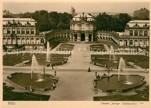 AK / Ansichtskarte Foto_Hahn_Nr. 10656 Dresden Zwinger Wallpavillon  Foto_Hahn_Nr.